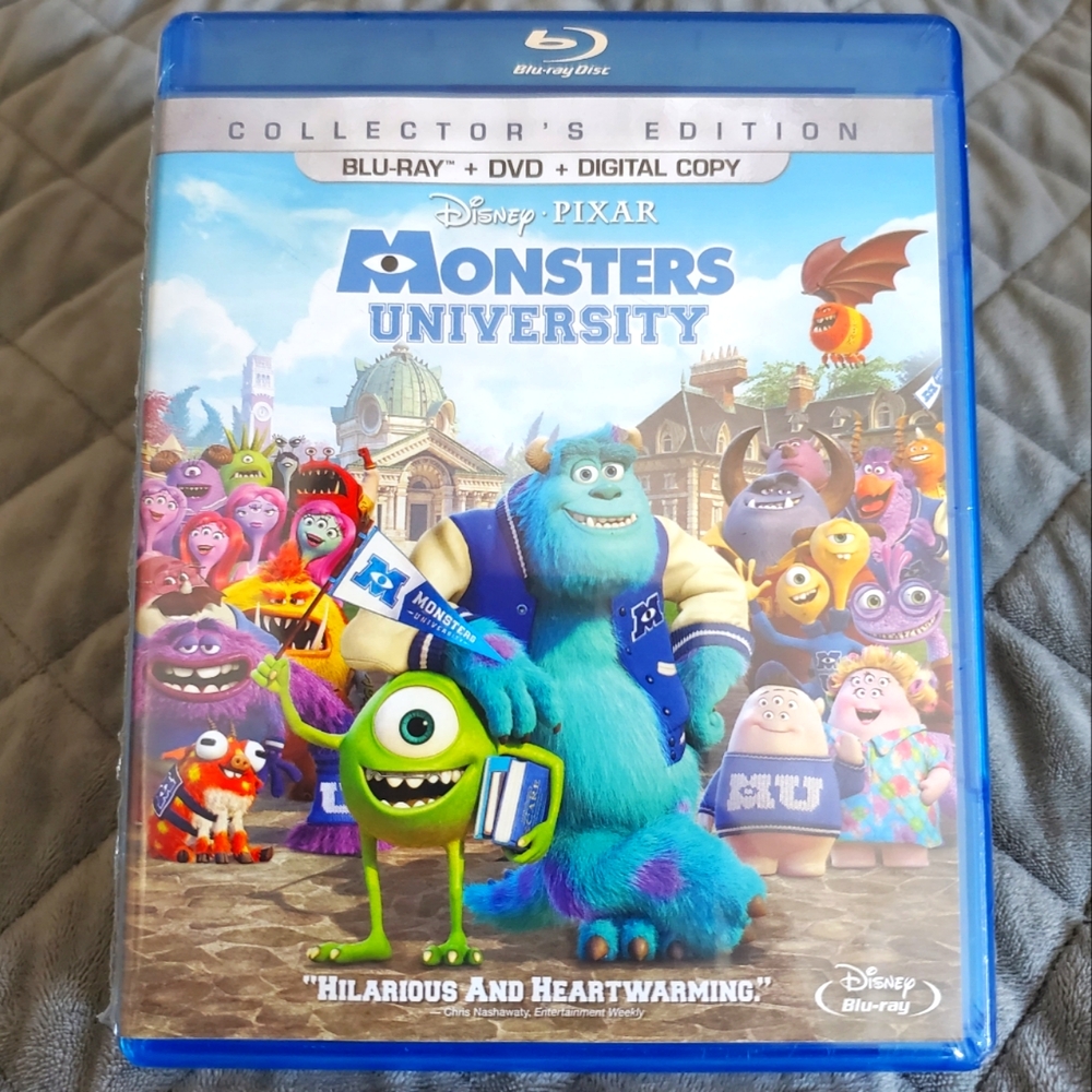 Disney Monsters University Pixar Blu-ray DVD